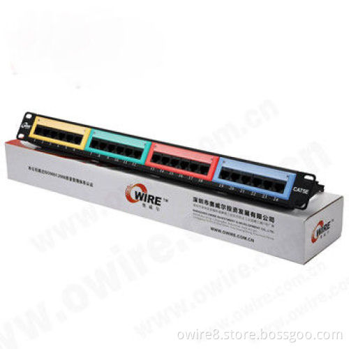 Cat6 24-port UTP Patch Panel
